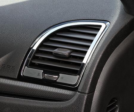 American Car Craft 2011-2018 Chrysler 300 - A/C Vent Trim Outer Polished/Brushed, Stainles Steel 331019