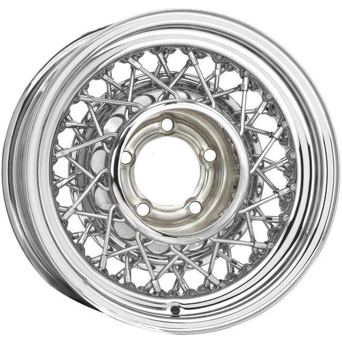 Roadster Wire Wheels 15x6 74 Cadillac Wire Chrome 5x5 bp 3 bs 74-560503