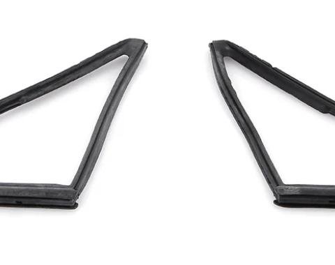 AMD Vent Window Weatherstrips, Pair, 68-70 Dodge Plymouth B-Body 2d Sedan or Hardtop X563-1468-2P