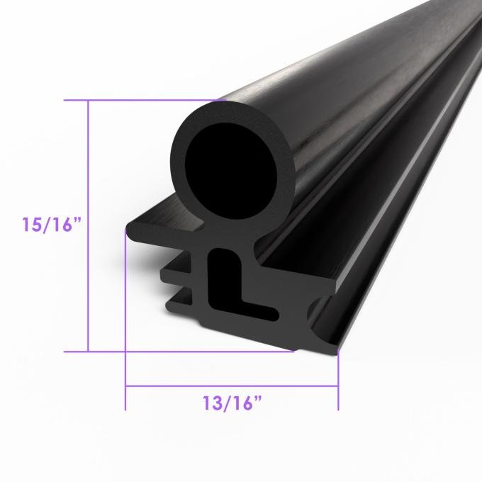 Metro Moulded Parts 1936-1941 Buick / Cadillac / Chevrolet / Chrysler / Oldsmobile / Graham / Pontiac Trunk Seal. Sold by the Foot. LP 96-/FT