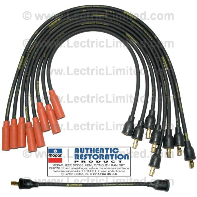 Lectric Limited 1970 Chrysler / Dodge / Plymouth Spark Plug Wire Set 6218-701