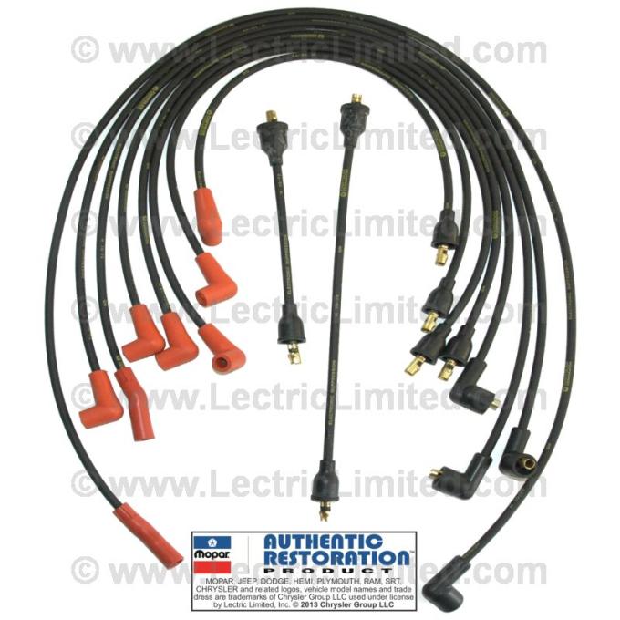 Lectric Limited 1972 Chrysler / Dodge / Plymouth Spark Plug Wire Set 6338-721