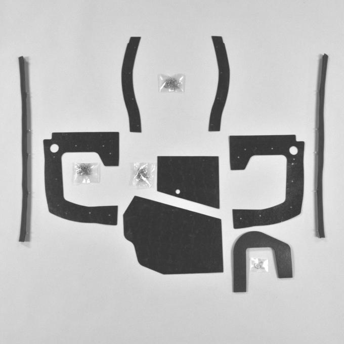 Detroit Muscle Technologies Mopar B Body 68 69 Belvedere GTX Roadrunner Satellite MEGA Splash Shields Set -Auto BRR6869SS90