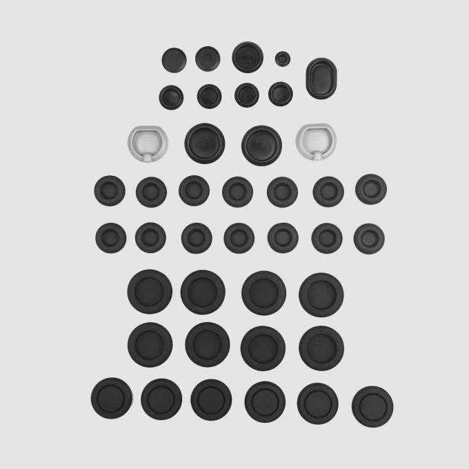 Detroit Muscle Technologies Mopar E Body 70 Barracuda 41pc Body Plug Set ECU7070BP01-BPK1