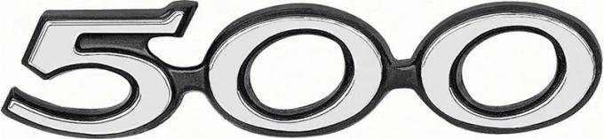 AMD Rear Body Panel Emblem, "500" K-3505338
