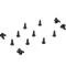 AMD Door and Pillar Seal Screw Set, 14pcs, 67-76 Dodge Plymouth A-Body 66-74 B-Body 70-74 E-Body F-180A