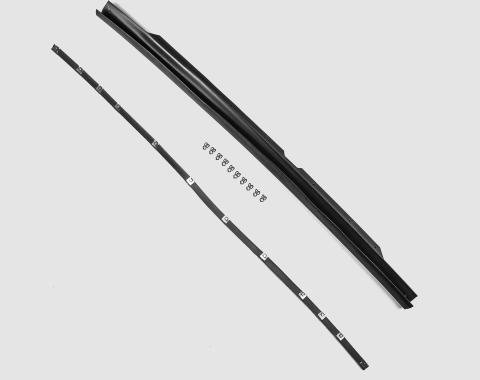 Detroit Muscle Technologies Mopar E Body 70 Barracuda AAR Challenger TA Hood to Radiator and Cowl Seal EXX7070HS01-BUNDLE