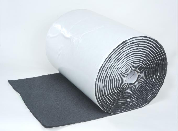 HushMat 1/ 2" Silencer Megabond Thermal Insulating Self-Adhesive Foam Bulk Roll - 24" x50' ea 100 sq ft 22500