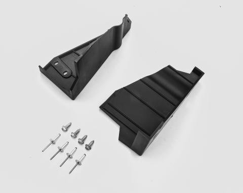 Detroit Muscle Technologies Mopar B E Body 69-72 K Frame Plastic Splash Shield with pop rivets - ANGLED BOTTOM EBX6972SS50-G39