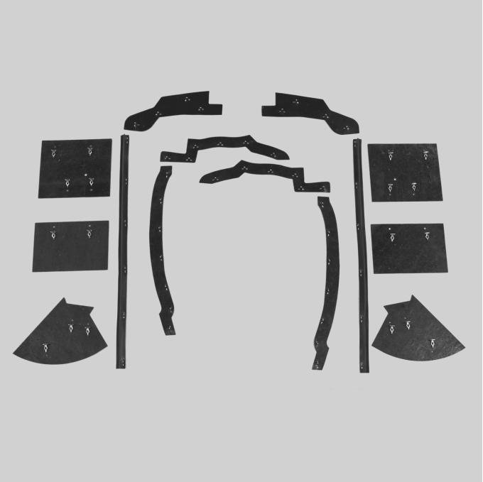 Detroit Muscle Technologies Mopar B Body 65 Belvedere Fury Satellite MEGA Splash Shield Set -Manual BBE6565SS91