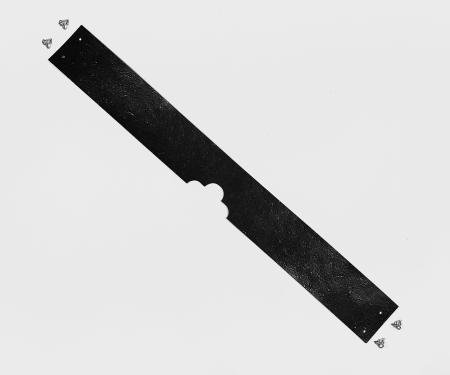 Detroit Muscle Technologies Dodge Truck 68-71 D & W Series Radiator Splash Shield Seal with SS Clips TRK6871SS30