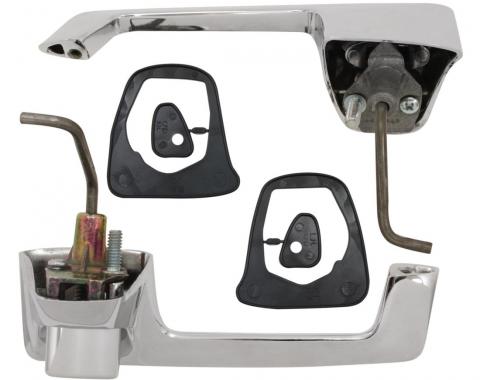 Trim Parts 1967.5-71 Dodge Pickup Truck Door Handle Assembly, Pair MP5225