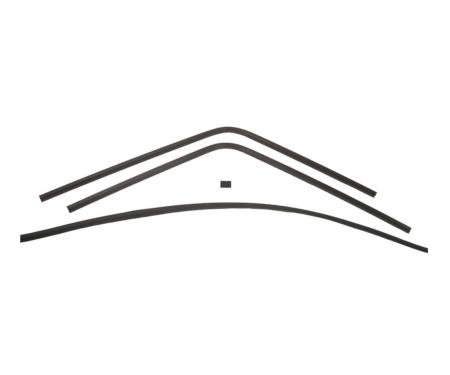Trim Parts 1968-70 Plymouth Road Runner 4-Piece Interior Rear Window Trim Set MP5111