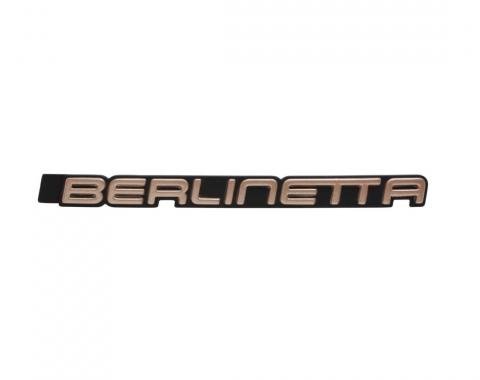 Trim Parts 1985-86 Chevrolet Camaro Front End Panel “Berlinetta” Emblem/ Each 6975