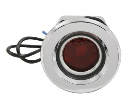 Trim Parts 1968 Mopar Rear Flat Red Side Marker Light Assembly, Each MP4160