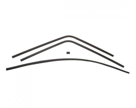 Trim Parts 1968-70 Plymouth Road Runner 4-Piece Interior Rear Window Trim Set MP5111