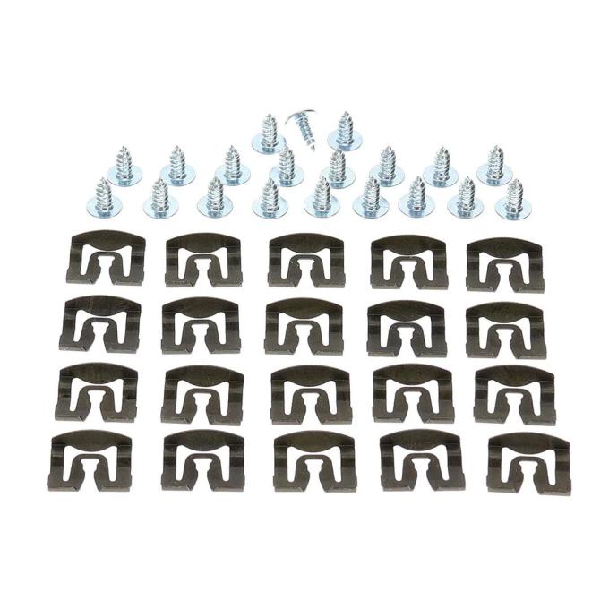 AMD Windshield Reveal Molding Clip Set, 40pcs, 71-74 Dodge Plymouth B-Body X385-1471-1S
