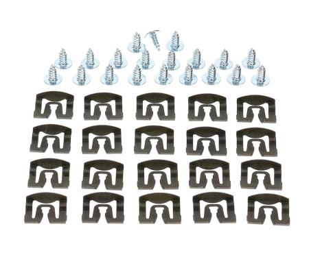 AMD Windshield Reveal Molding Clip Set, 40pcs, 71-74 Dodge Plymouth B-Body X385-1471-1S