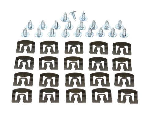 AMD Windshield Reveal Molding Clip Set, 40pcs, 71-74 Dodge Plymouth B-Body X385-1471-1S