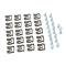 AMD Windshield Reveal Molding Clip Set, 40pcs, 71-74 Dodge Plymouth B-Body X385-1471-1S