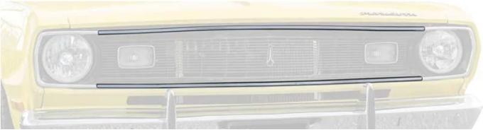 AMD Grille Molding, Lower Outer, 70-72 Plymouth A-Body K-2949970