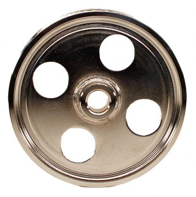 Lares Serpentine Chrome Pulley for GM Type II Pump 150