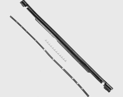 Detroit Muscle Technologies Mopar E Body 70-71 Barracuda, Challenger Hood to Radiator & Cowl Seal EXX7071HS01-BUNDLE