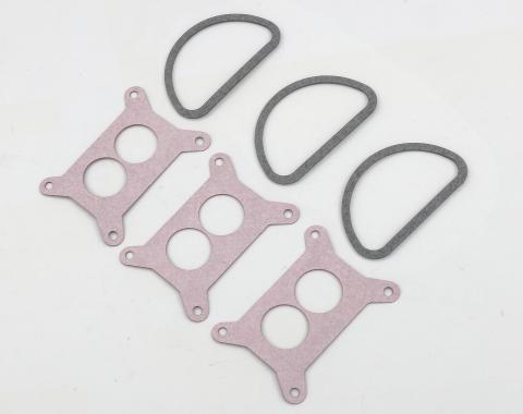 Detroit Muscle Technologies Mopar 6 Pack 6bbl 2300 Carburetor Gasket Set 6pc - PINK MP15 DMT6PACK01-PINK