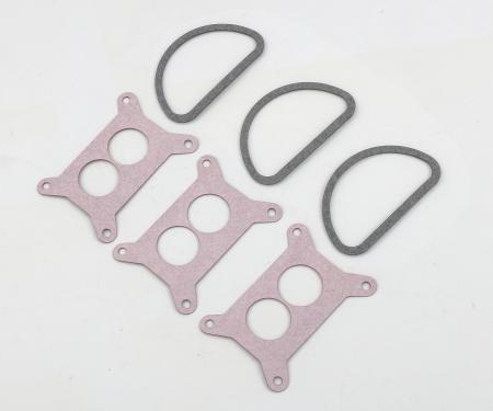 Detroit Muscle Technologies Mopar 6 Pack 6bbl 2300 Carburetor Gasket Set 6pc - PINK MP15 DMT6PACK01-PINK