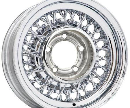 Roadster Wire Wheels 15x6 76 Chrysler Wire Chrome 5x4.5 bp 3 bs 76-561203