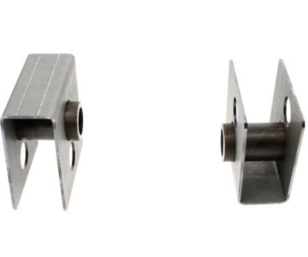 AMD Spring Hanger Relocation Rear Shackles, LH/RH Pair, 66-70 Dodge Plymouth B-Body X865-1466-3S
