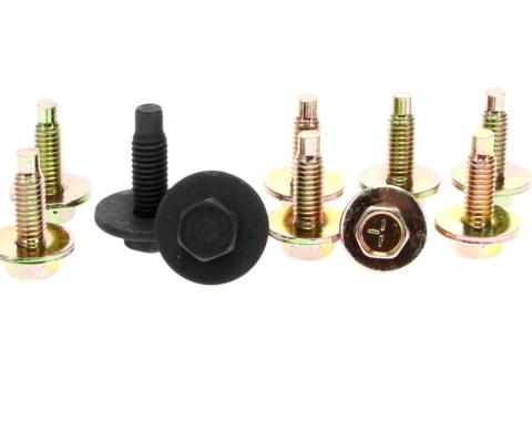 AMD Hood Bolt Kit, 66-70 Dodge Plymouth B-Body X312-1466-1S