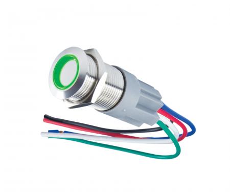 Oracle Lighting Pre-Wired On/Off Flush Mount LED Switch, Green 2012-004