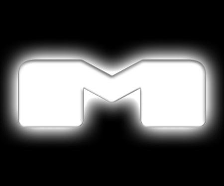 Oracle Lighting Universal Illuminated LED Letter Badges, Matte White Surface Finish, M 3140-M-001