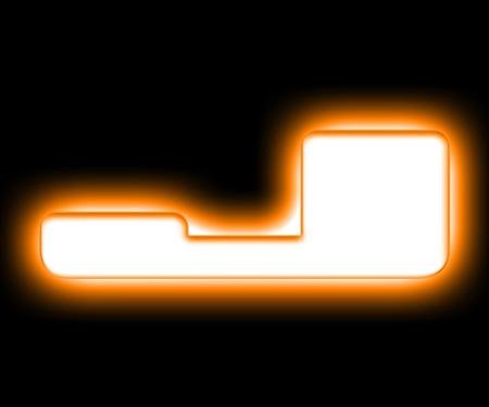 Oracle Lighting Universal Illuminated LED Letter Badges, Matte White Surface Finish, J 3140-J-005