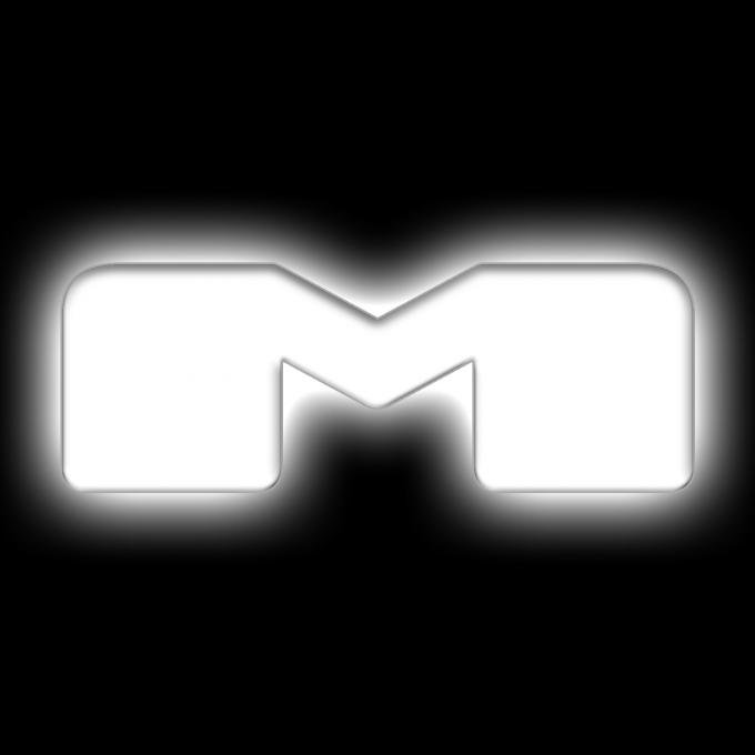 Oracle Lighting Universal Illuminated LED Letter Badges, Matte White Surface Finish, M 3140-M-001