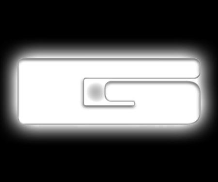 Oracle Lighting Universal Illuminated LED Letter Badges, Matte White Surface Finish, G 3140-G-001