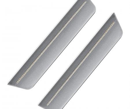 Oracle Lighting Concept Sidemarker Set, Clear, Billet Metallic (PSC), Rear Set Only 9834-PSC-C