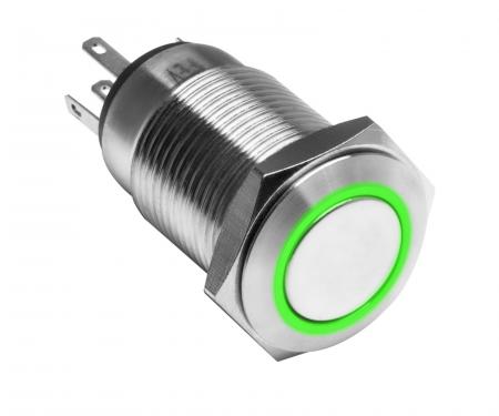 Oracle Lighting Momentary Flush Mount LED Switch, Green 1805-004