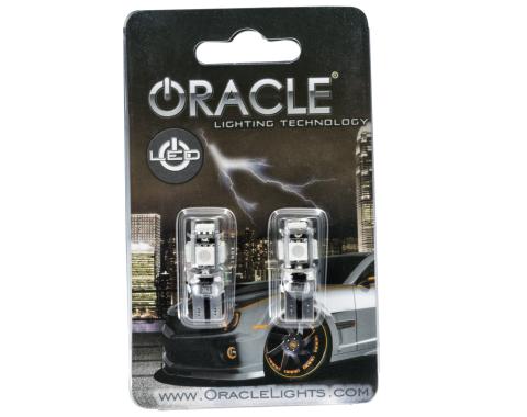 Oracle Lighting T10 5 LED 3 Chip SMD Bulbs, Pink, Pair 4801-009