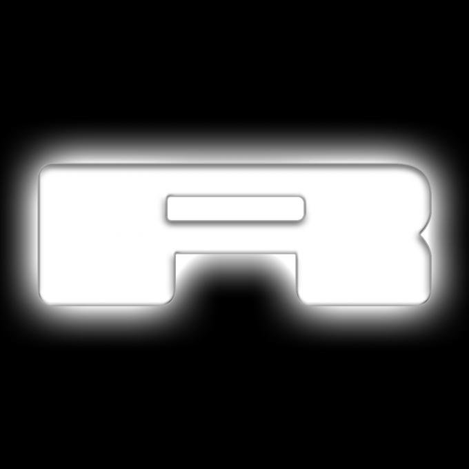 Oracle Lighting Universal Illuminated LED Letter Badges, Matte White Surface Finish, R 3140-R-001