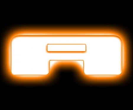 Oracle Lighting Universal Illuminated LED Letter Badges, Matte White Surface Finish, A 3140-A-005