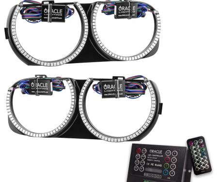 Oracle Lighting Pre-Installed Halo Headlight Bezels, ColorSHIFT 2.0 7739-333