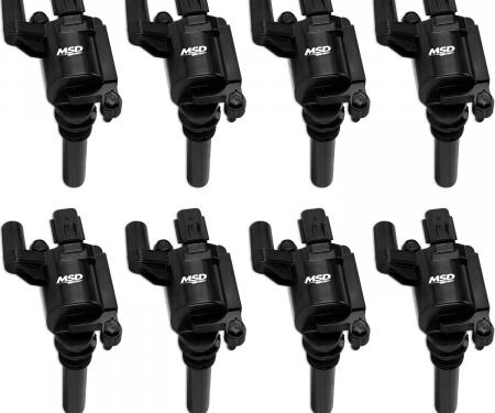 MSD Ignition Coil, Blaster, 5.7L HEMI, Black, 8-Pack 825683