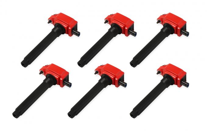 MSD Ignition Coil, Blaster, Chrysler V6, Red, 6-Pack 82736