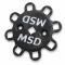 MSD Chevy V8 Pro-Billet Distributor w/Black Cap 85557