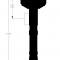 MSD Chevy Super Tall Block Black Crab Cap Distributor 84863