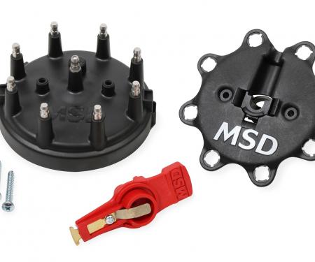 MSD Black, Distributor Cap/Rotor Kit, /Ford V8 TFI 84823