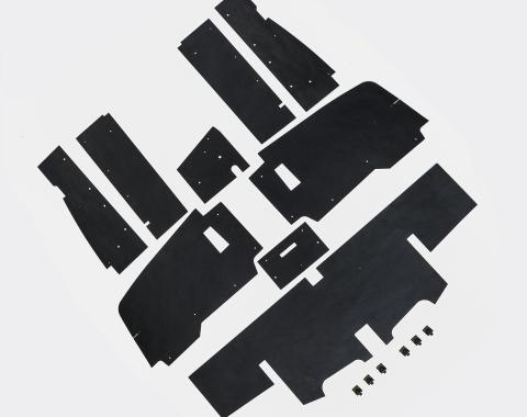 Detroit Muscle Technologies Mopar B Body 69 Daytona Nose Splash Shield Seal Set with Clips BDA6969SS90