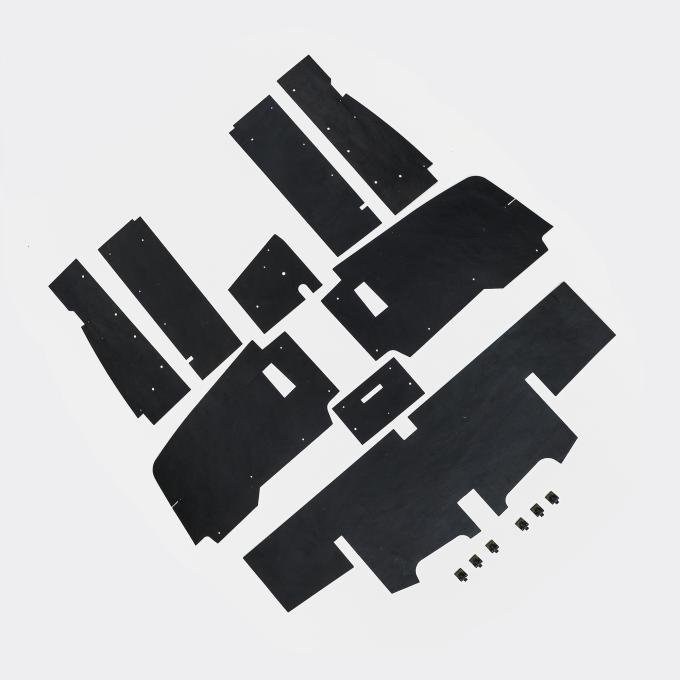 Detroit Muscle Technologies Mopar B Body 69 Daytona Nose Splash Shield Seal Set with Clips BDA6969SS90